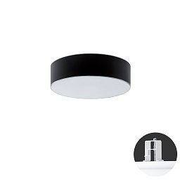 Obrázek pro produkt ERIS CV2 stropní/nástěnné skleněné polovestavné svítidlo bílá / bílo - černá IP44 4000 K 19W LED DALI HF (původní kód OS 67631) - OSMONT