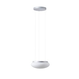 Obrázek pro produkt ARAKIS LE2 závěsné skleněné svítidlo stříbrná / bílá IP40 4000 K 18W LED - OSMONT