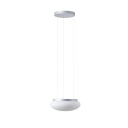 Obrázek pro produkt ARAKIS LE2 závěsné skleněné svítidlo stříbrná / bílá IP40 3000 K 13W LED - OSMONT