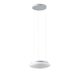 Obrázek pro produkt SATURN LE1 závěsné skleněné svítidlo stříbrná / bílá IP20 3000 K 16W LED (původní kód OS 67427) - OSMONT