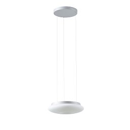 Obrázek pro produkt SATURN LE1 závěsné skleněné svítidlo stříbrná / bílá IP20 4000 K 16W LED - OSMONT