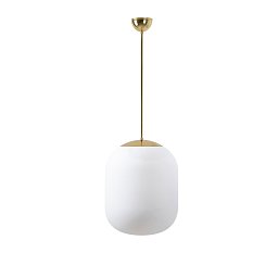 Obrázek pro produkt TANIA P1 závěsné skleněné svítidlo mosaz leštěná / bílá IP40 4000 K 27W LED DALI (původní kód OS 66918) - OSMONT