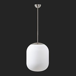 Obrázek pro produkt TANIA P2 závěsné skleněné svítidlo nerez broušená / bílá IP40 4000 K 41W LED nouzové kombinované 3 h (původní kód OS 68713) - OSMONT