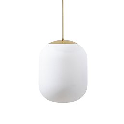 Obrázek pro produkt TANIA P2 HP závěsné skleněné svítidlo mosaz / bílá IP40 3000 K 59W LED - OSMONT