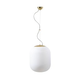 Obrázek pro produkt TANIA L1 závěsné skleněné svítidlo mosaz leštěná / bílá IP40 3000 K 27W LED DALI (původní kód OS 67310) - OSMONT