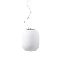 Obrázek pro produkt TANIA L1 HP závěsné skleněné svítidlo nerez / bílá IP40 3000 K 52W LED - OSMONT