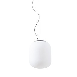 Obrázek pro produkt TANIA L1 HP závěsné skleněné svítidlo černá / bílá IP40 4000 K 52W LED - OSMONT