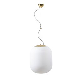 Obrázek pro produkt TANIA L2 závěsné skleněné svítidlo mosaz leštěná / bílá IP40 3000 K 41W LED DALI (původní kód OS 67334) - OSMONT
