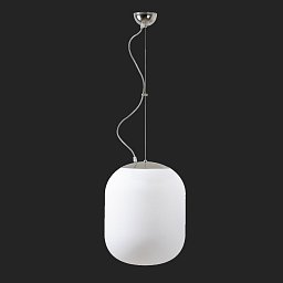 Obrázek pro produkt TANIA L2 závěsné skleněné svítidlo nerez leštěná / bílá IP40 3000 K 41W LED nouzové kombinované 3 h (původní kód OS 67342) - OSMONT
