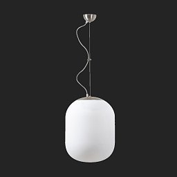 Obrázek pro produkt TANIA L2 závěsné skleněné svítidlo nerez broušená / bílá IP40 3000 K 41W LED nouzové kombinované 3 h (původní kód OS 67348) - OSMONT