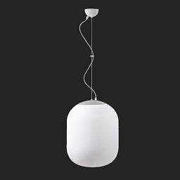 Obrázek pro produkt TANIA L2 závěsné skleněné svítidlo bílá IP40 3000 K 41W LED nouzové kombinované 3 h (původní kód OS 67324) - OSMONT
