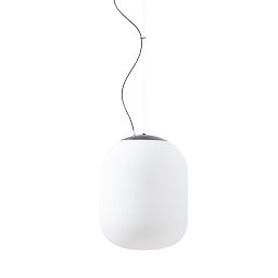 Obrázek pro produkt TANIA L2 HP závěsné skleněné svítidlo černá / bílá IP40 4000 K 59W LED - OSMONT
