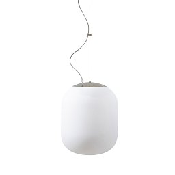 Obrázek pro produkt TANIA L2 HP závěsné skleněné svítidlo nerez / bílá IP40 3000 K 59W LED - OSMONT