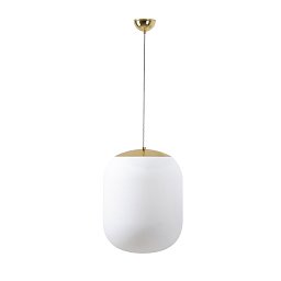 Obrázek pro produkt TANIA S1 závěsné skleněné svítidlo mosaz / bílá IP40 3000 K 27W LED - OSMONT