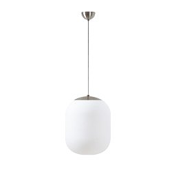 Obrázek pro produkt TANIA S1 závěsné skleněné svítidlo kartáčovaná nerez / bílá IP40 3000 K 27W LED - OSMONT