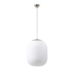 Obrázek pro produkt TANIA S1 závěsné skleněné svítidlo nerez / bílá IP40 4000 K 27W LED - OSMONT