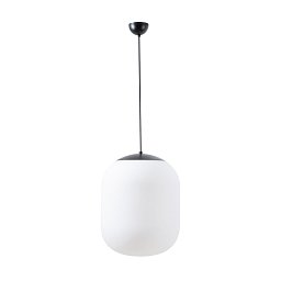 Obrázek pro produkt TANIA S1 závěsné skleněné svítidlo černá / bílá IP40 40W E27 - OSMONT