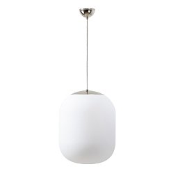 Obrázek pro produkt TANIA S2 závěsné skleněné svítidlo nerez / bílá IP40 40W E27 - OSMONT