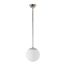 Obrázek pro produkt ADRIA P1 závěsné skleněné svítidlo nerez leštěná / bílá IP40 75W E27 (původní kód OS 45034) - OSMONT