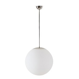 Obrázek pro produkt ADRIA P3 závěsné skleněné svítidlo nerez / bílá IP40 40W E27 - OSMONT