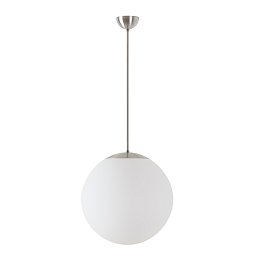 Obrázek pro produkt ADRIA P3 závěsné skleněné svítidlo kartáčovaná nerez / bílá IP40 40W E27 - OSMONT