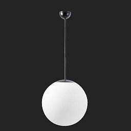 Obrázek pro produkt ADRIA P3 závěsné skleněné svítidlo černá / bílá IP40 3000 K 27W LED nouzové kombinované 1 h (původní kód OS 68308) - OSMONT