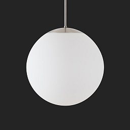 Obrázek pro produkt ADRIA P3 HP závěsné skleněné svítidlo nerez broušená / bílá IP40 4000 K 52W LED nouzové kombinované 3 h (původní kód OS 72530) - OSMONT