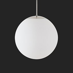 Obrázek pro produkt ADRIA P3 HP závěsné skleněné svítidlo nerez leštěná / bílá IP40 3000 K 52W LED nouzové kombinované 3 h (původní kód OS 72028) - OSMONT