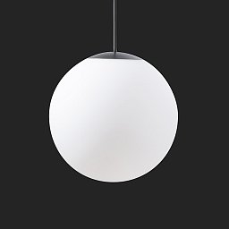 Obrázek pro produkt ADRIA P3 HP závěsné skleněné svítidlo černá / bílá IP40 3000 K 52W LED nouzové kombinované 3 h (původní kód OS 72016) - OSMONT