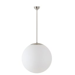 Obrázek pro produkt ADRIA P4 závěsné skleněné svítidlo kartáčovaná nerez / bílá IP40 40W E27 - OSMONT