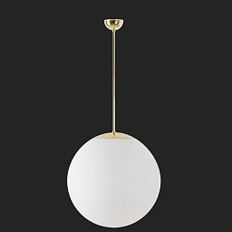 Obrázek pro produkt ADRIA P4 závěsné skleněné svítidlo mosaz leštěná / bílá IP40 3000 K 41W LED nouzové kombinované 3 h (původní kód OS 60164) - OSMONT