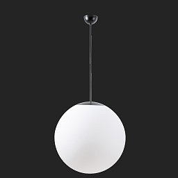 Obrázek pro produkt ADRIA P4 závěsné skleněné svítidlo černá / bílá IP40 3000 K 41W LED nouzové kombinované 3 h (původní kód OS 61308) - OSMONT