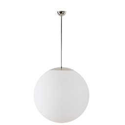 Obrázek pro produkt ADRIA P5 závěsné skleněné svítidlo nerez leštěná / bílá IP40 3x60W E27 (původní kód OS 45768) - OSMONT