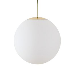 Obrázek pro produkt ADRIA P5 HP závěsné skleněné svítidlo mosaz / bílá IP40 3000 K 65W LED - OSMONT