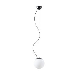 Obrázek pro produkt ADRIA L1 závěsné skleněné svítidlo černá / bílá IP40 25W E27 - OSMONT