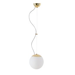 Obrázek pro produkt ADRIA L1 závěsné skleněné svítidlo mosaz leštěná / bílá IP40 4000 K 9W LED DALI (původní kód OS 70969) - OSMONT