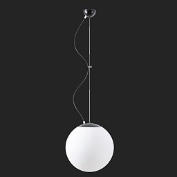 Obrázek pro produkt ADRIA L3 závěsné skleněné svítidlo černá / bílá IP40 4000 K 27W LED nouzové kombinované 1 h (původní kód OS 68832) - OSMONT