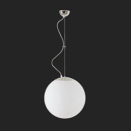 Obrázek pro produkt ADRIA L3 závěsné skleněné svítidlo nerez leštěná / bílá IP40 4000 K 27W LED nouzové kombinované 1 h (původní kód OS 68836) - OSMONT