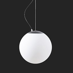 Obrázek pro produkt ADRIA L3 HP závěsné skleněné svítidlo černá / bílá IP40 3000 K 52W LED nouzové kombinované 3 h (původní kód OS 72087) - OSMONT