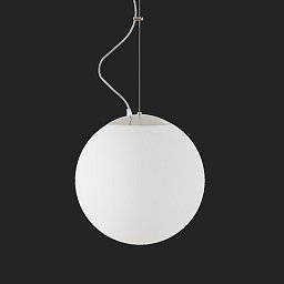 Obrázek pro produkt ADRIA L3 HP závěsné skleněné svítidlo nerez leštěná / bílá IP40 4000 K 52W LED nouzové kombinované 3 h (původní kód OS 72591) - OSMONT