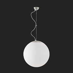 Obrázek pro produkt ADRIA L4 závěsné skleněné svítidlo nerez broušená / bílá IP40 4000 K 41W LED nouzové kombinované 3 h (původní kód OS 60810) - OSMONT