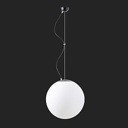 Obrázek pro produkt ADRIA L4 závěsné skleněné svítidlo černá / bílá IP40 4000 K 41W LED nouzové kombinované 3 h (původní kód OS 61834) - OSMONT