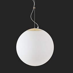 Obrázek pro produkt ADRIA L4 HP závěsné skleněné svítidlo mosaz leštěná / bílá IP40 3000 K 58W LED nouzové kombinované 3 h (původní kód OS 72099) - OSMONT