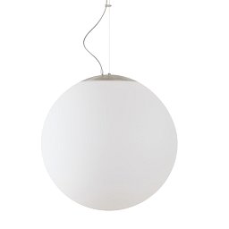 Obrázek pro produkt ADRIA L5 HP závěsné skleněné svítidlo kartáčovaná nerez / bílá IP40 3000 K 65W LED - OSMONT