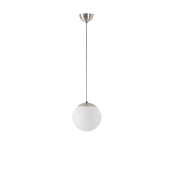 Obrázek pro produkt ADRIA S1 závěsné skleněné svítidlo kartáčovaná nerez / bílá IP40 4000 K 8W LED - OSMONT