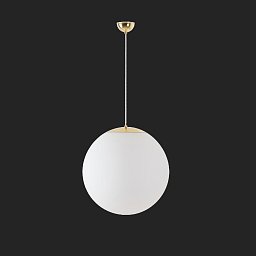 Obrázek pro produkt ADRIA S4 závěsné skleněné svítidlo mosaz leštěná / bílá IP40 4000 K 41W LED nouzové kombinované 3 h (původní kód OS 60859) - OSMONT