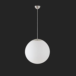 Obrázek pro produkt ADRIA S4 závěsné skleněné svítidlo nerez broušená / bílá IP40 4000 K 41W LED nouzové kombinované 3 h (původní kód OS 60865) - OSMONT