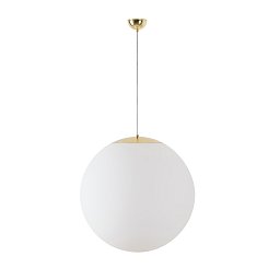Obrázek pro produkt ADRIA S5 závěsné skleněné svítidlo mosaz / bílá IP40 3x25W E27 - OSMONT