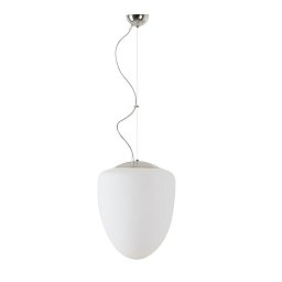 Obrázek pro produkt ASTRA L závěsné skleněné svítidlo nerez / bílá IP40 4000 K 27W LED - OSMONT