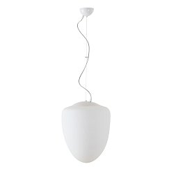 Obrázek pro produkt ASTRA L závěsné skleněné svítidlo bílá IP40 150W E27 (původní kód OS 45530) - OSMONT